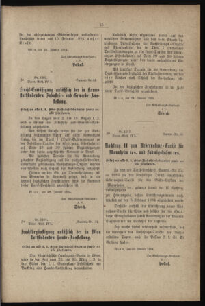 Verordnungs- und Anzeige-Blatt der k.k. General-Direction der österr. Staatsbahnen 18840113 Seite: 13