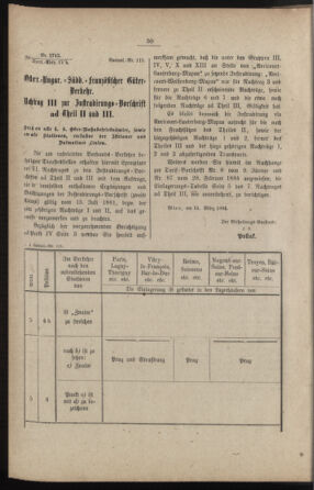 Verordnungs- und Anzeige-Blatt der k.k. General-Direction der österr. Staatsbahnen 18840113 Seite: 48