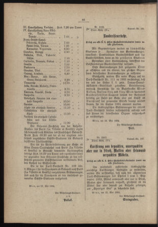 Verordnungs- und Anzeige-Blatt der k.k. General-Direction der österr. Staatsbahnen 18840113 Seite: 84