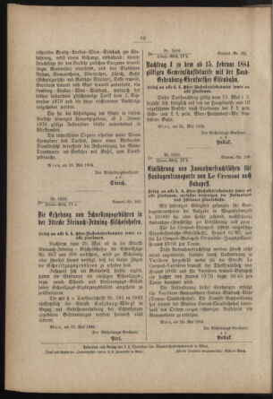 Verordnungs- und Anzeige-Blatt der k.k. General-Direction der österr. Staatsbahnen 18840113 Seite: 86