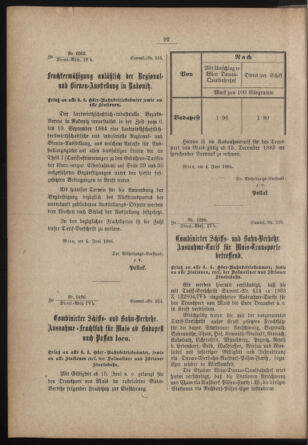 Verordnungs- und Anzeige-Blatt der k.k. General-Direction der österr. Staatsbahnen 18840113 Seite: 90