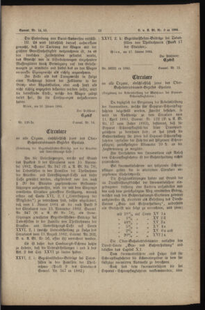 Verordnungs- und Anzeige-Blatt der k.k. General-Direction der österr. Staatsbahnen 18840121 Seite: 3