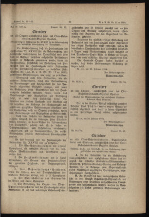 Verordnungs- und Anzeige-Blatt der k.k. General-Direction der österr. Staatsbahnen 18840303 Seite: 3