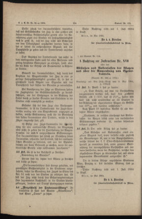 Verordnungs- und Anzeige-Blatt der k.k. General-Direction der österr. Staatsbahnen 18840520 Seite: 4