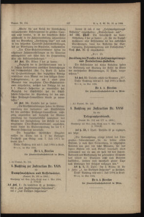 Verordnungs- und Anzeige-Blatt der k.k. General-Direction der österr. Staatsbahnen 18840520 Seite: 7