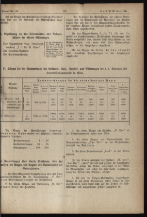 Verordnungs- und Anzeige-Blatt der k.k. General-Direction der österr. Staatsbahnen 18840521 Seite: 29