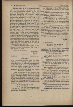 Verordnungs- und Anzeige-Blatt der k.k. General-Direction der österr. Staatsbahnen 18840524 Seite: 2