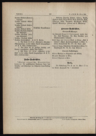 Verordnungs- und Anzeige-Blatt der k.k. General-Direction der österr. Staatsbahnen 18840531 Seite: 6