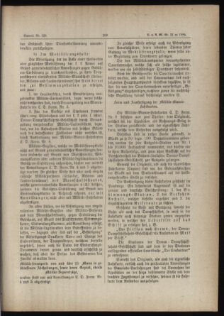 Verordnungs- und Anzeige-Blatt der k.k. General-Direction der österr. Staatsbahnen 18840604 Seite: 19