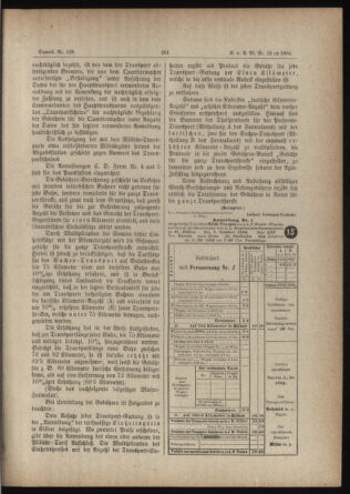 Verordnungs- und Anzeige-Blatt der k.k. General-Direction der österr. Staatsbahnen 18840604 Seite: 21