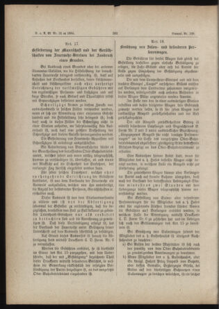 Verordnungs- und Anzeige-Blatt der k.k. General-Direction der österr. Staatsbahnen 18840604 Seite: 22