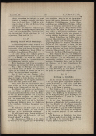 Verordnungs- und Anzeige-Blatt der k.k. General-Direction der österr. Staatsbahnen 18840604 Seite: 23