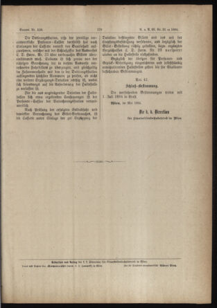 Verordnungs- und Anzeige-Blatt der k.k. General-Direction der österr. Staatsbahnen 18840604 Seite: 39