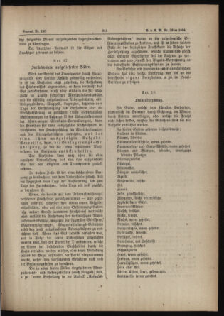 Verordnungs- und Anzeige-Blatt der k.k. General-Direction der österr. Staatsbahnen 18840606 Seite: 15