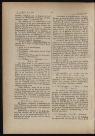 Verordnungs- und Anzeige-Blatt der k.k. General-Direction der österr. Staatsbahnen 18840606 Seite: 82