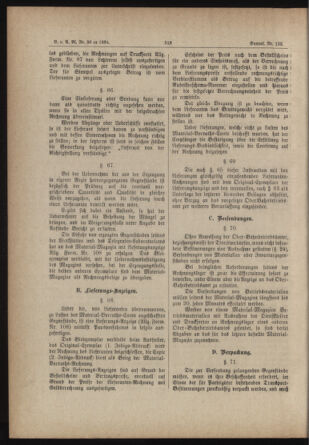 Verordnungs- und Anzeige-Blatt der k.k. General-Direction der österr. Staatsbahnen 18840607 Seite: 138