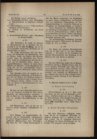 Verordnungs- und Anzeige-Blatt der k.k. General-Direction der österr. Staatsbahnen 18840607 Seite: 143