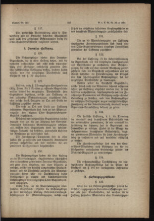 Verordnungs- und Anzeige-Blatt der k.k. General-Direction der österr. Staatsbahnen 18840607 Seite: 147