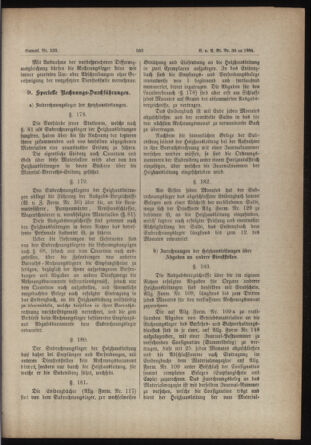 Verordnungs- und Anzeige-Blatt der k.k. General-Direction der österr. Staatsbahnen 18840607 Seite: 155