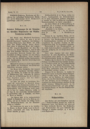 Verordnungs- und Anzeige-Blatt der k.k. General-Direction der österr. Staatsbahnen 18840607 Seite: 19