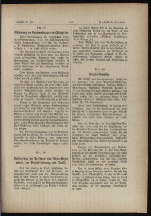 Verordnungs- und Anzeige-Blatt der k.k. General-Direction der österr. Staatsbahnen 18840607 Seite: 21