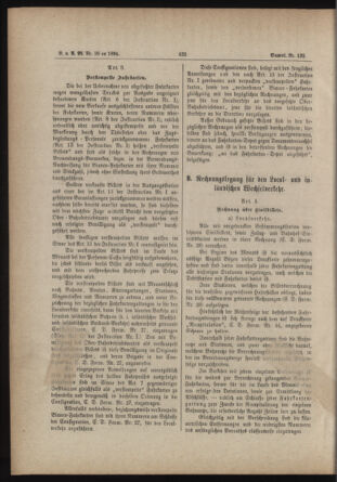 Verordnungs- und Anzeige-Blatt der k.k. General-Direction der österr. Staatsbahnen 18840607 Seite: 42