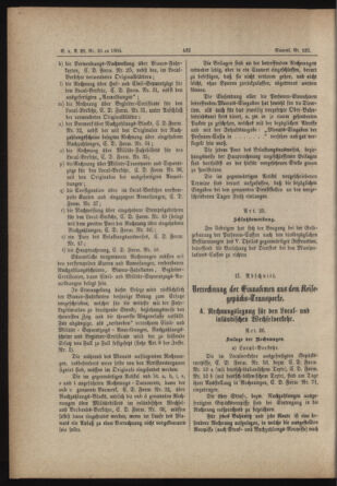 Verordnungs- und Anzeige-Blatt der k.k. General-Direction der österr. Staatsbahnen 18840607 Seite: 52