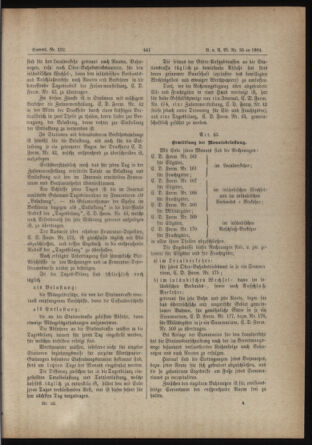 Verordnungs- und Anzeige-Blatt der k.k. General-Direction der österr. Staatsbahnen 18840607 Seite: 61