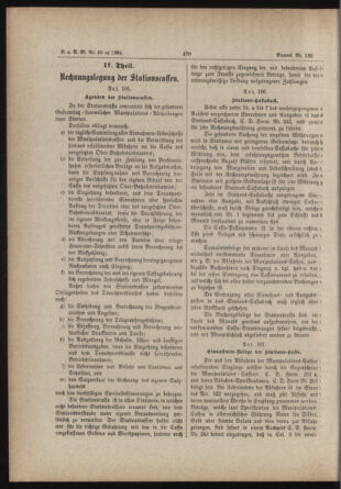 Verordnungs- und Anzeige-Blatt der k.k. General-Direction der österr. Staatsbahnen 18840607 Seite: 90