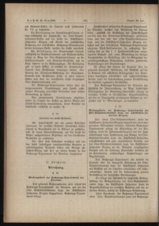 Verordnungs- und Anzeige-Blatt der k.k. General-Direction der österr. Staatsbahnen 18840612 Seite: 104