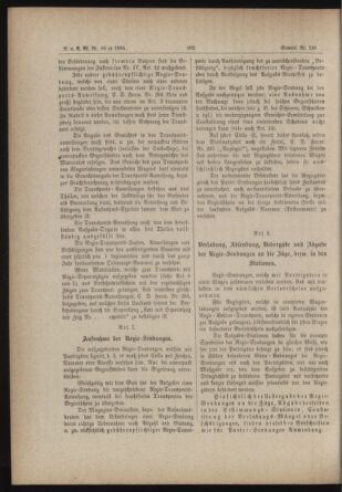 Verordnungs- und Anzeige-Blatt der k.k. General-Direction der österr. Staatsbahnen 18840612 Seite: 32