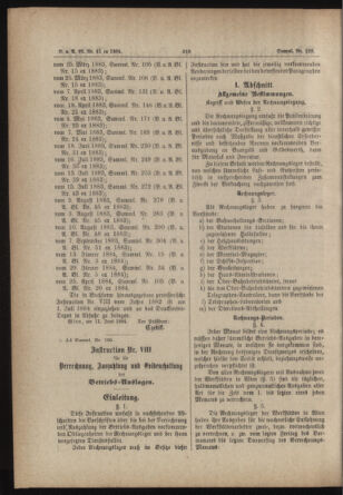 Verordnungs- und Anzeige-Blatt der k.k. General-Direction der österr. Staatsbahnen 18840612 Seite: 48