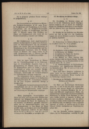 Verordnungs- und Anzeige-Blatt der k.k. General-Direction der österr. Staatsbahnen 18840612 Seite: 58