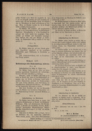 Verordnungs- und Anzeige-Blatt der k.k. General-Direction der österr. Staatsbahnen 18840616 Seite: 24