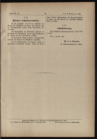 Verordnungs- und Anzeige-Blatt der k.k. General-Direction der österr. Staatsbahnen 18840616 Seite: 31