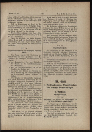 Verordnungs- und Anzeige-Blatt der k.k. General-Direction der österr. Staatsbahnen 18840619 Seite: 23