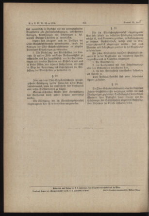 Verordnungs- und Anzeige-Blatt der k.k. General-Direction der österr. Staatsbahnen 18840624 Seite: 38