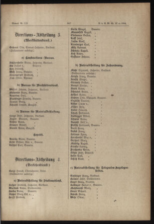 Verordnungs- und Anzeige-Blatt der k.k. General-Direction der österr. Staatsbahnen 18840624 Seite: 49