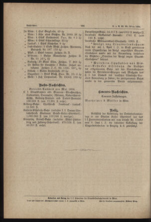 Verordnungs- und Anzeige-Blatt der k.k. General-Direction der österr. Staatsbahnen 18840628 Seite: 6