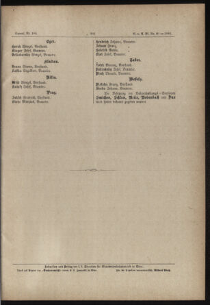 Verordnungs- und Anzeige-Blatt der k.k. General-Direction der österr. Staatsbahnen 18840629 Seite: 5