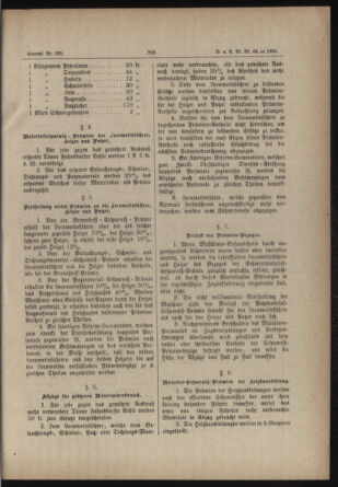 Verordnungs- und Anzeige-Blatt der k.k. General-Direction der österr. Staatsbahnen 18840701 Seite: 23