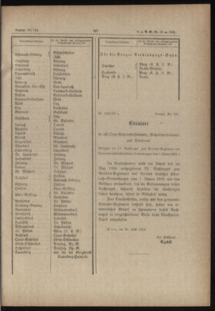 Verordnungs- und Anzeige-Blatt der k.k. General-Direction der österr. Staatsbahnen 18840701 Seite: 35