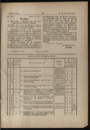 Verordnungs- und Anzeige-Blatt der k.k. General-Direction der österr. Staatsbahnen 18840704 Seite: 3