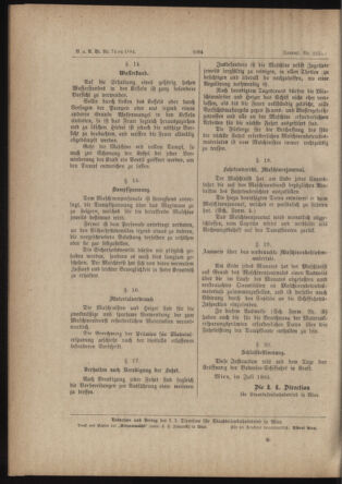 Verordnungs- und Anzeige-Blatt der k.k. General-Direction der österr. Staatsbahnen 18840715 Seite: 34