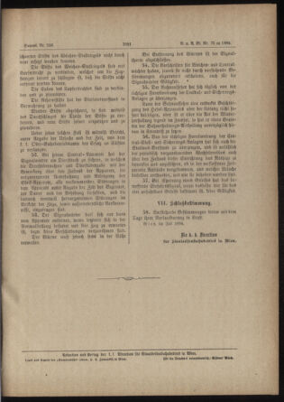 Verordnungs- und Anzeige-Blatt der k.k. General-Direction der österr. Staatsbahnen 18840718 Seite: 7