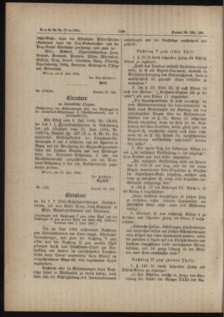 Verordnungs- und Anzeige-Blatt der k.k. General-Direction der österr. Staatsbahnen 18840719 Seite: 4