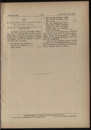 Verordnungs- und Anzeige-Blatt der k.k. General-Direction der österr. Staatsbahnen 18840723 Seite: 19