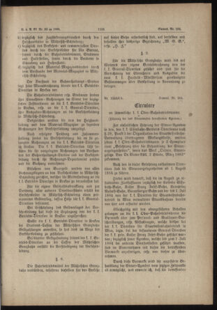 Verordnungs- und Anzeige-Blatt der k.k. General-Direction der österr. Staatsbahnen 18840727 Seite: 23