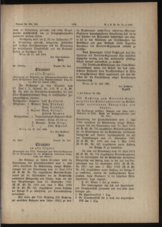 Verordnungs- und Anzeige-Blatt der k.k. General-Direction der österr. Staatsbahnen 18840727 Seite: 3