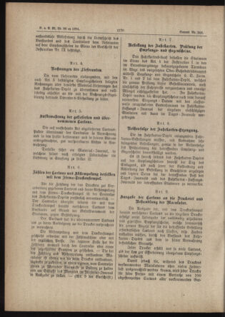 Verordnungs- und Anzeige-Blatt der k.k. General-Direction der österr. Staatsbahnen 18840729 Seite: 10